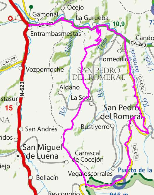 route-21 mapa