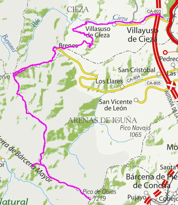 Mapa ruta 51