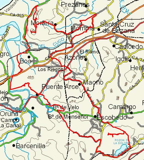 mapa ruta 60
