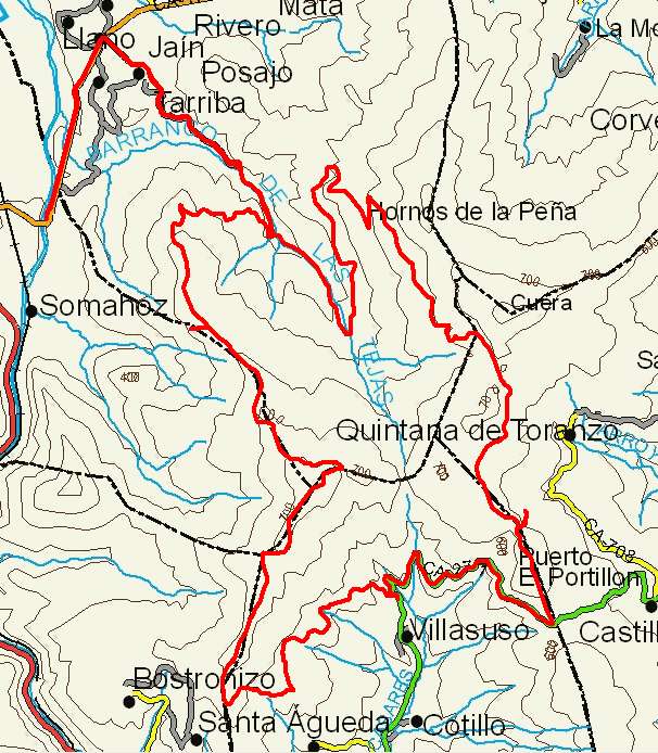 mapa ruta 67