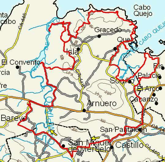mapa route 111