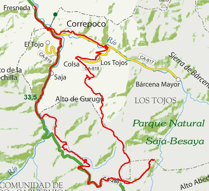 mapa route 2