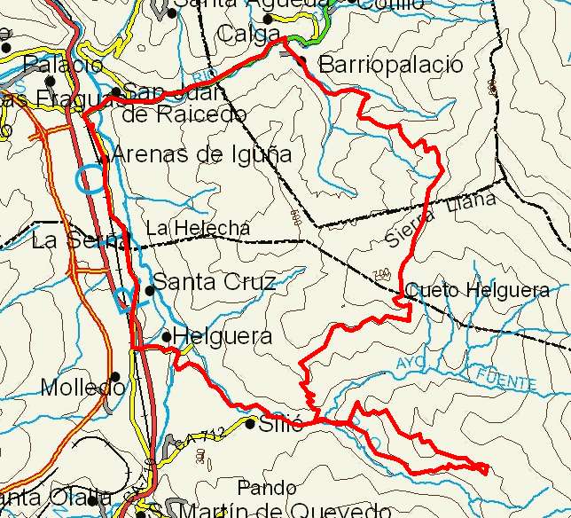 mapa ruta 33