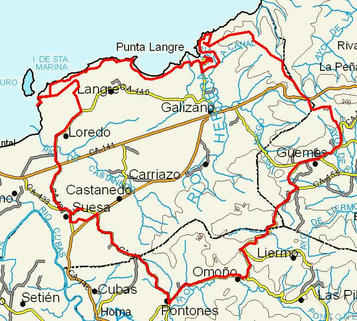 mapa ruta 37
