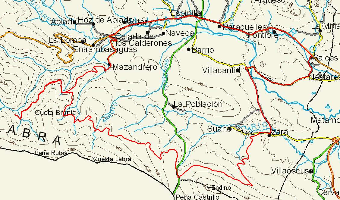 mapa route 43