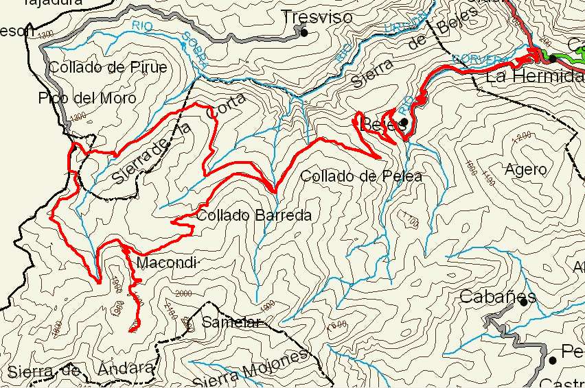 mapa route 45