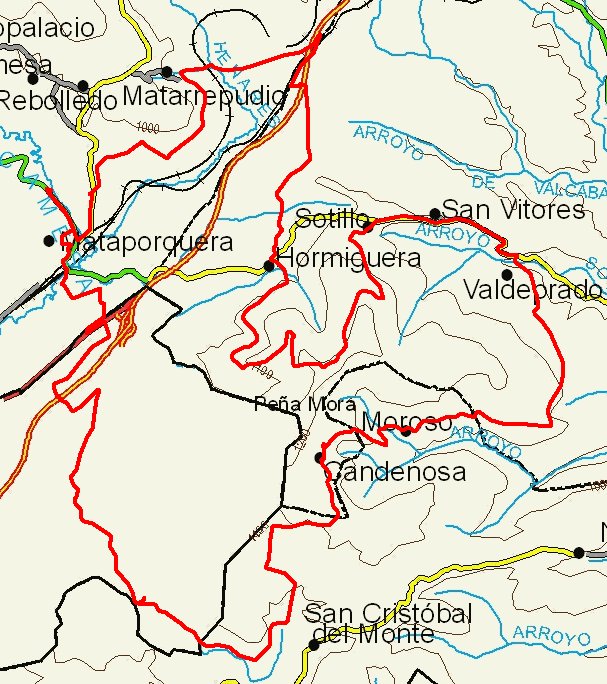 mapa ruta 119